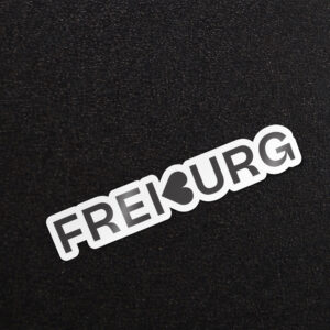 5er-Set Aufkleber «Freiburg» 15 × 2,6 cm