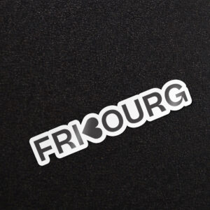 5er-Set Aufkleber «Fribourg» 15 × 2,6 cm